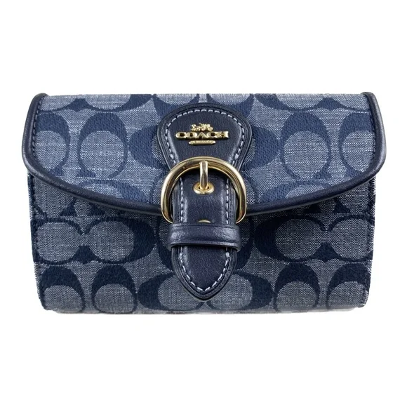 Kleo Wallet In Signature Chambray -NWT